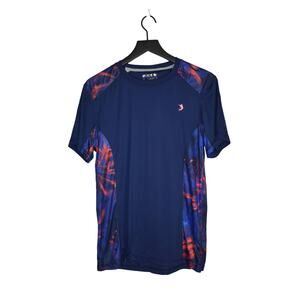 Reel Legends Navy Blue Performance Fishing Shirt Size S